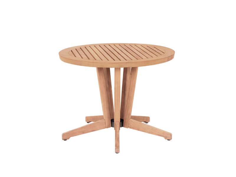 patio Cayman 23in Round Teak Side Table