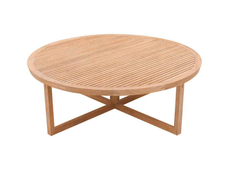 patio Cayman 47in Round Teak Coffee Table