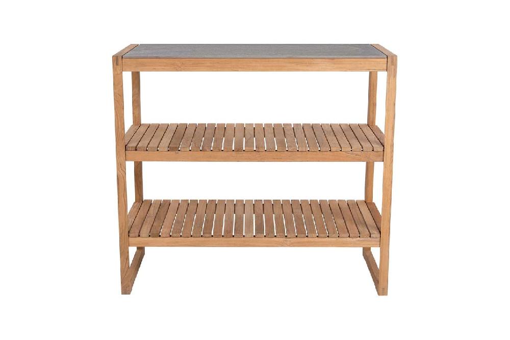 patio Cayman Teak Sideboard with Ceramic Top