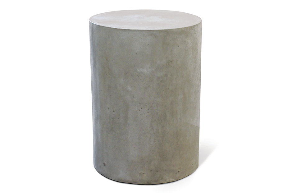 patio Concrete End Table 15" Round