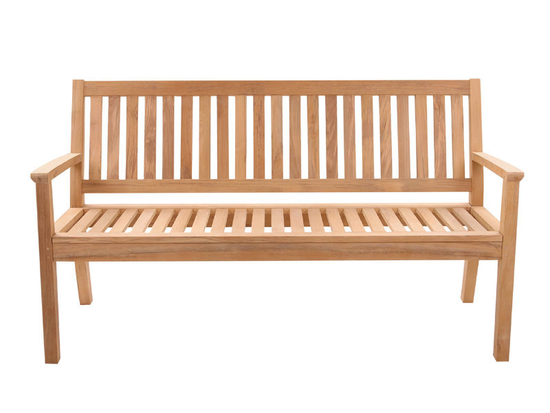 patio Corsica 5ft Teak Arm Bench