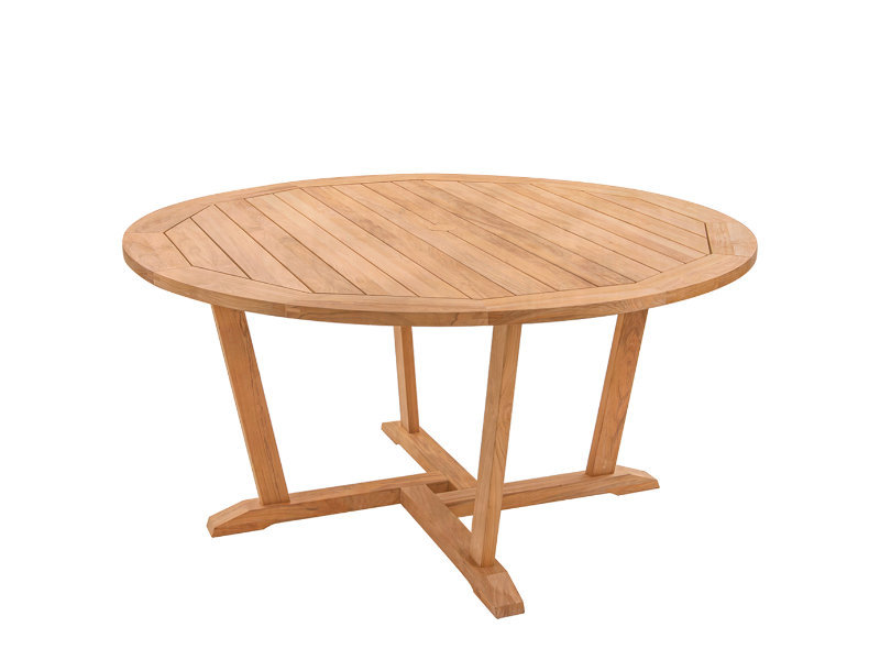 patio Corsica 60in Round Teak Dining Table