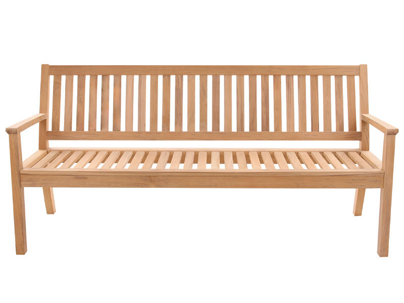 patio Corsica 6ft Teak Arm Bench