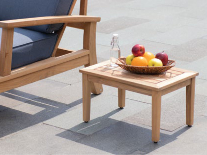 Patio Corsica Low Rect. Teak Side Table