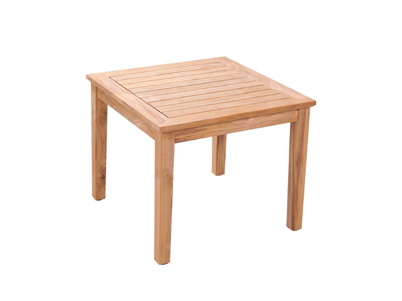patio Corsica Square Teak Side Table