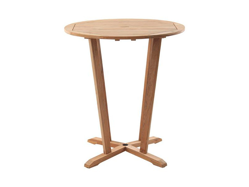 patio Corsica Teak 37in Round Bar Table
