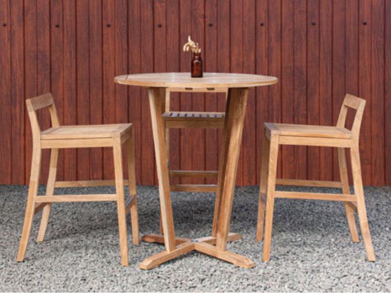 Patio Corsica Teak Bar Chair