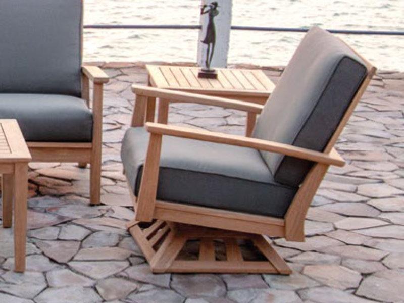 Patio Corsica Teak Swivel Lounger