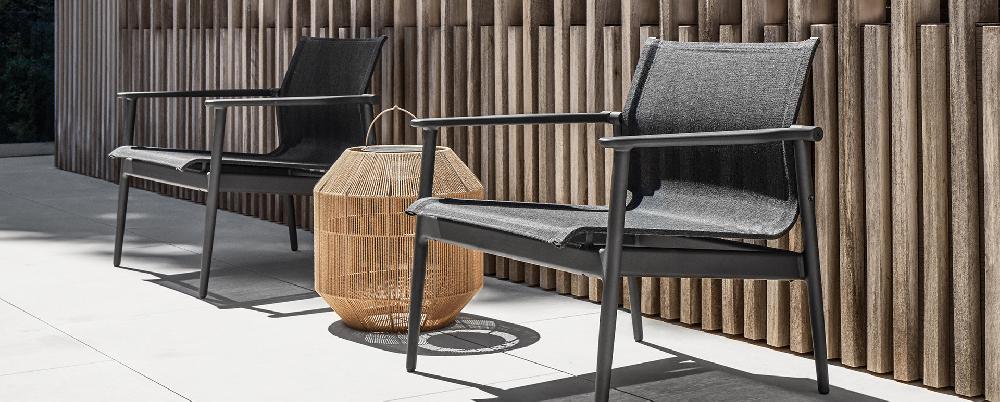 Patio Gloster 180 Stacking Lounge Chair With Arms