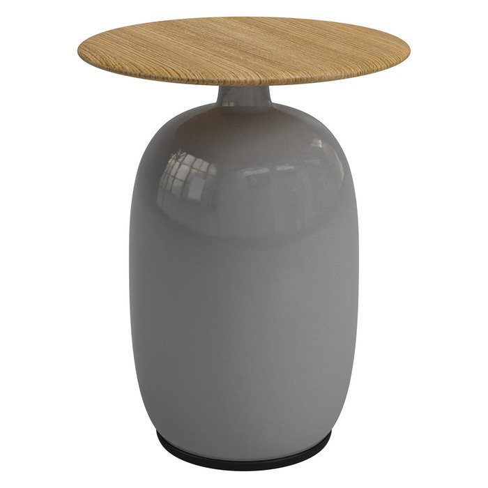 patio Gloster Blow Teak Top Side Table