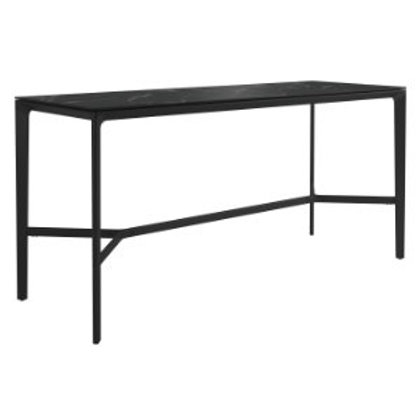 patio Gloster Carver Bar Height Ceramic Top Table