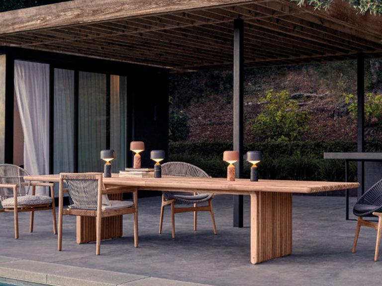 Patio Gloster Deck 173" Teak Dining Table