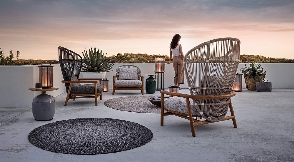 Patio Gloster Fern Lounge Chair High Back