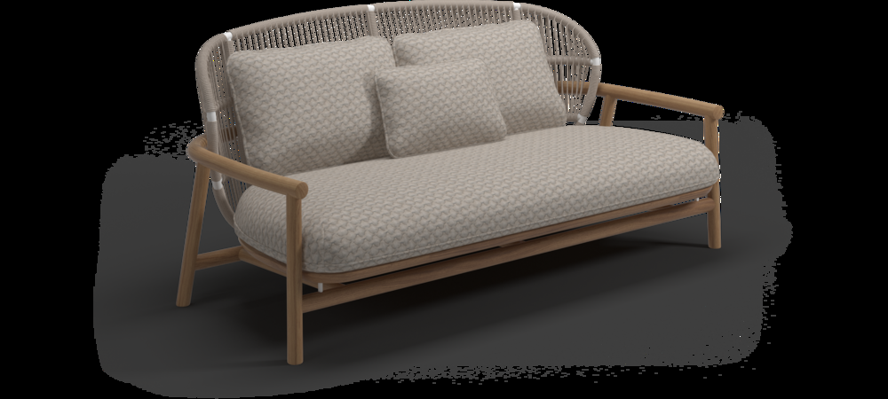 patio Gloster Fern Loveseat Low Back