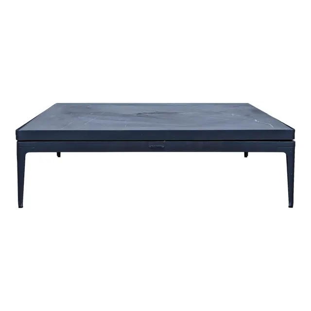 Patio Gloster Grid 20" X 40" Teak Coffee Table