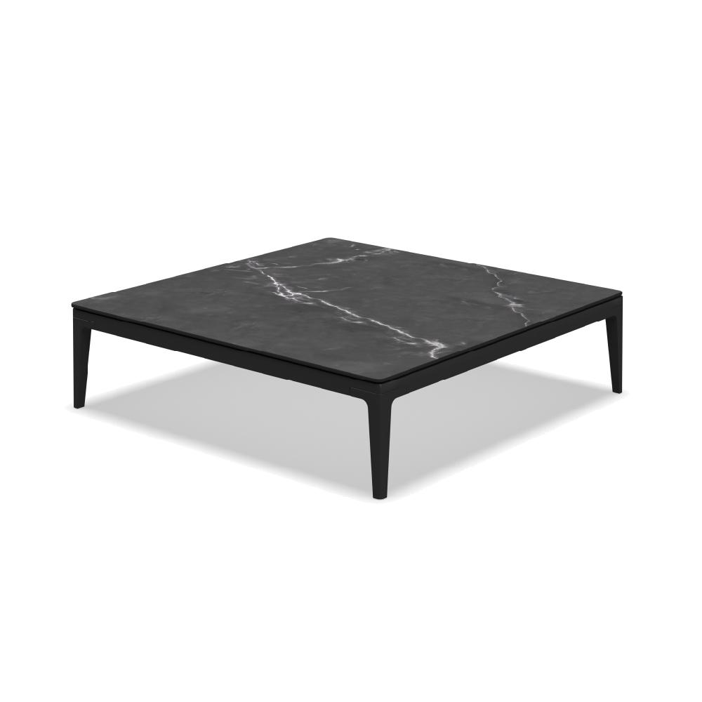 Patio Gloster Grid 40" Square Teak Coffee Table