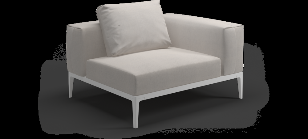 Patio Gloster Grid Small Corner Unit - Sectional