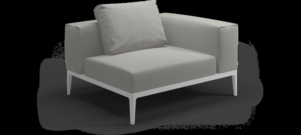 Patio Gloster Grid Small Corner Unit - Sectional