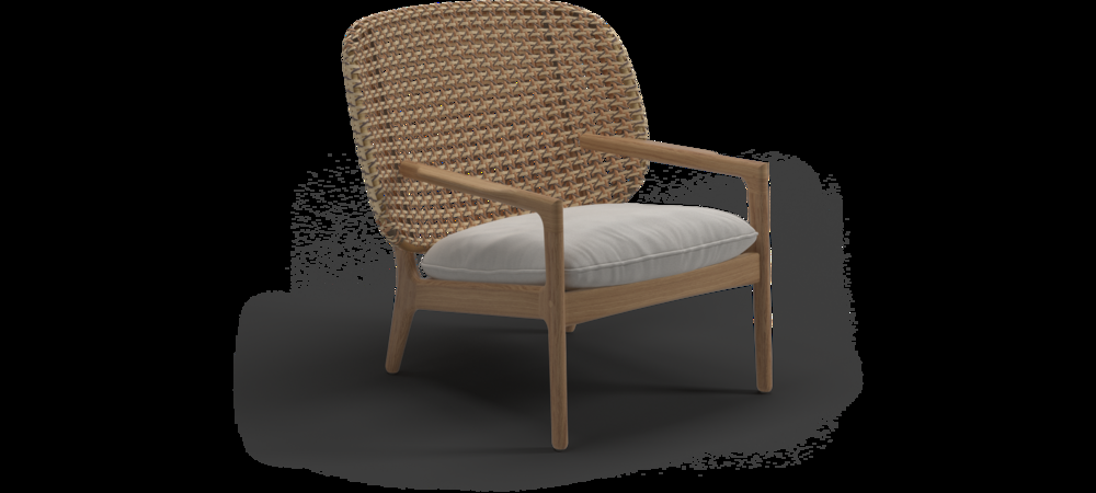 patio Gloster Kay Low Back Lounge Chair