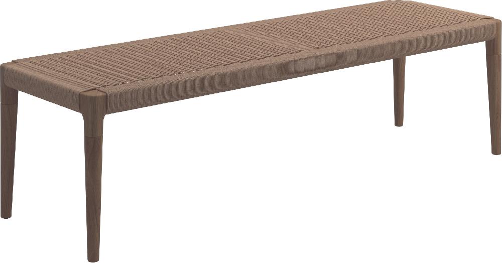 patio Gloster Lima 88" Dining Bench