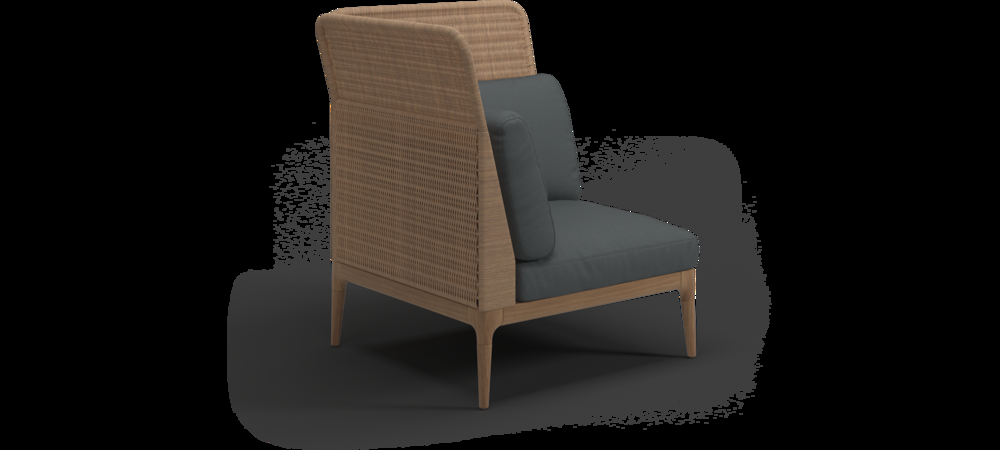 Patio Gloster Lima Left High Back Corner