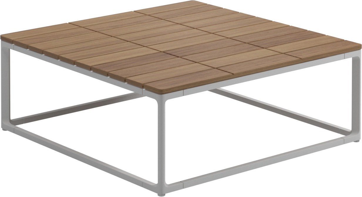 Patio Gloster Maya Teak Top 30" Sq. Coffee Table