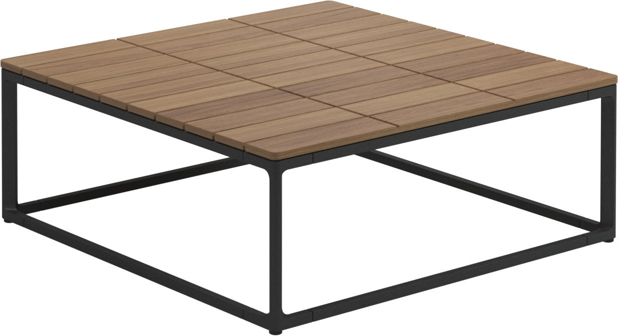 patio Gloster Maya Teak Top 30" Sq. Coffee Table