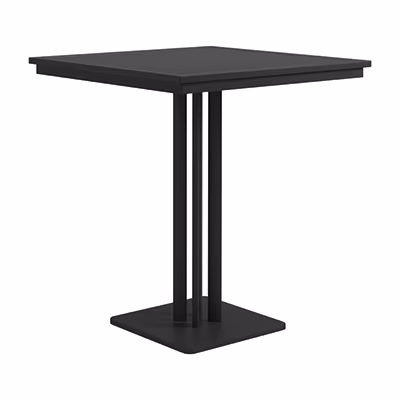 Patio Gloster Metz 36" Square Pedestal Bar Table