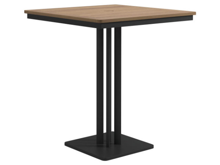 patio Gloster Metz 36" Square Pedestal Bar Table