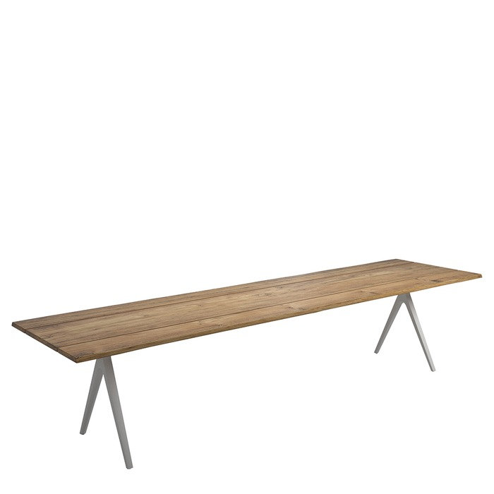 Patio Gloster Raw 138" Dining Table
