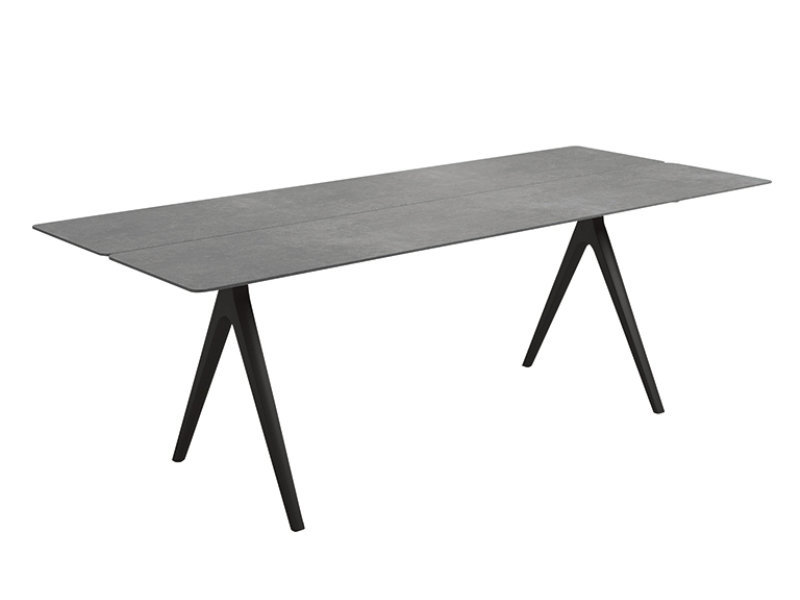 Patio Gloster Split Table With 6x Ryder Chairs