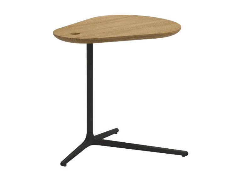 patio Gloster Trident Teak Top Side Table
