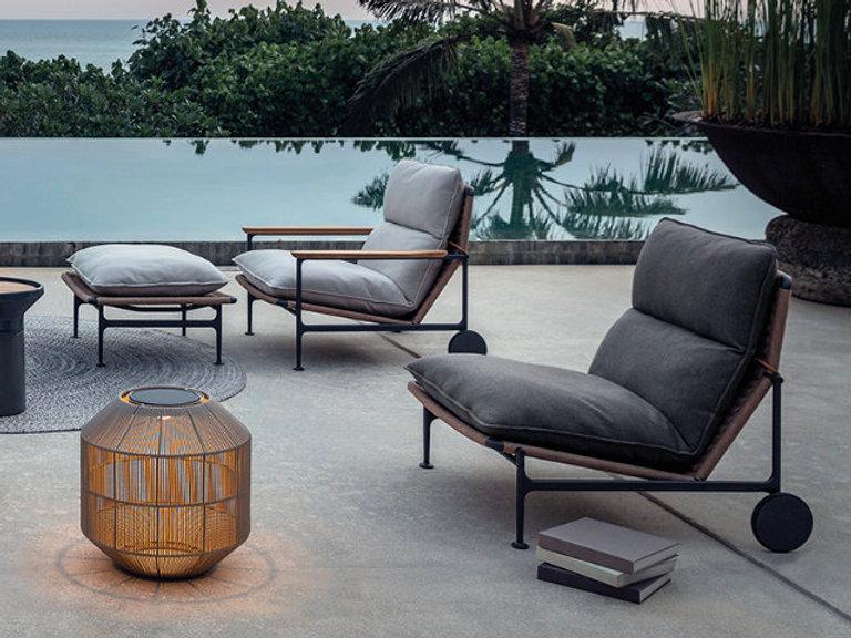 Patio Gloster Zenith Armless Lounge Chair