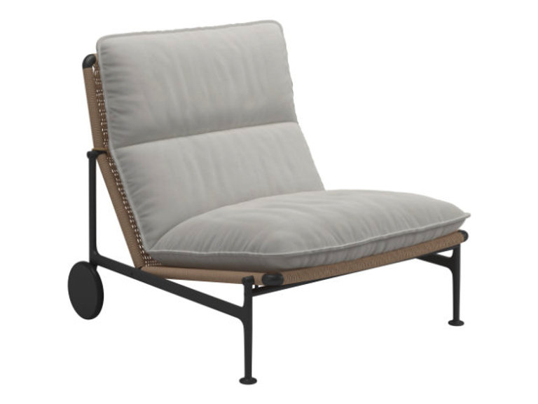 patio Gloster Zenith Armless Lounge Chair