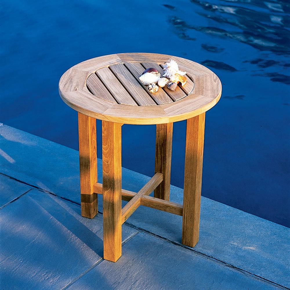 Patio Kingsley Bate Essex 20" Round Side Table