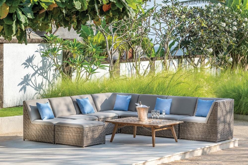 Patio Kingsley Bate Milano Armless Chair - Sectional