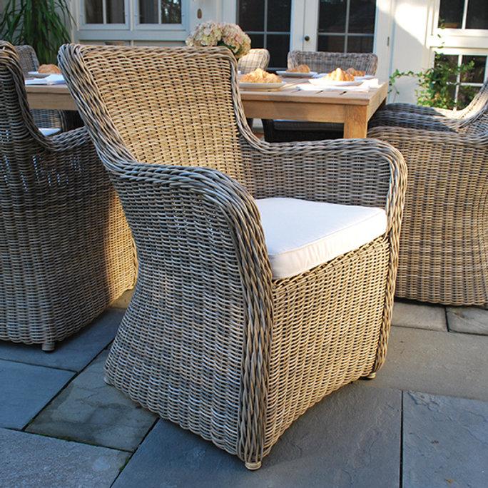 Patio Kingsley Bate Sag Harbor Dining Arm Chair