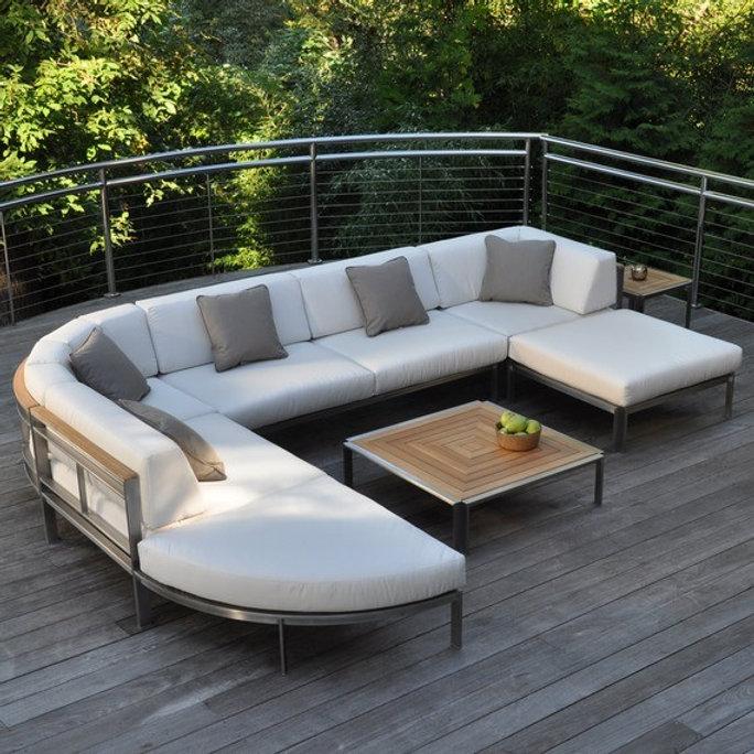 Patio Kingsley Bate Tivoli Armless Chair - Sectional