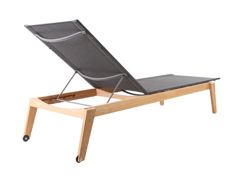 Patio Malta Teak Adjustable Chaise Lounge