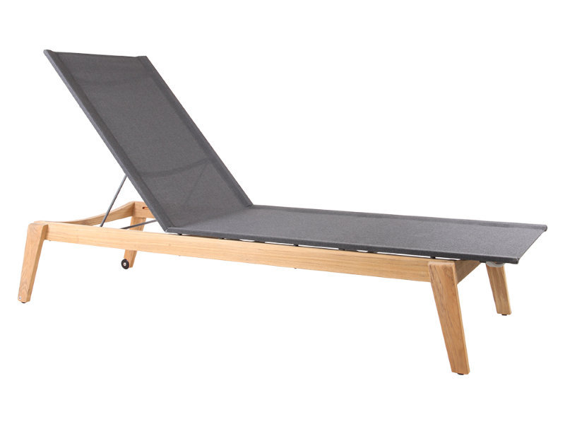 patio Malta Teak Adjustable Chaise Lounge