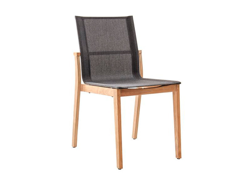 patio Malta Teak Sling Dining Side Chair