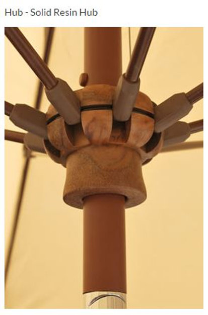 Patio Outdoor Classics 9' Auto Tilt Market Umbrella