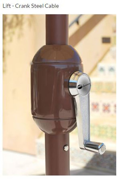 Patio Outdoor Classics 9' Auto Tilt Market Umbrella