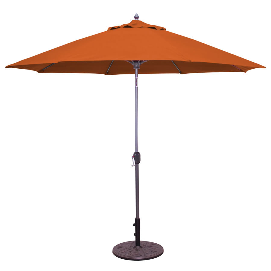 patio Outdoor Classics 9' Auto Tilt Market Umbrella