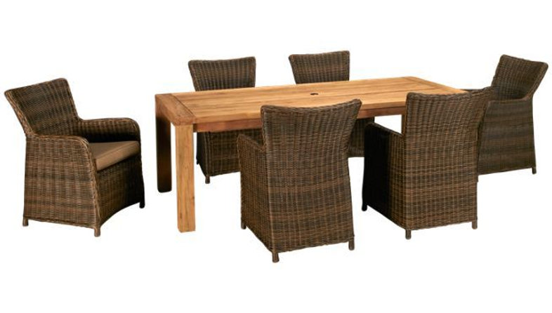 Patio Parsons 118" X 40" Reclaimed Dining Table