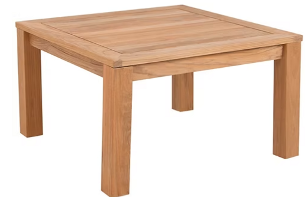 patio Parsons 30" Square Teak Coffee Table