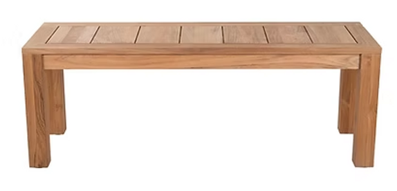 Patio Parsons 4' Backless Bench