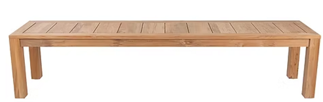 Patio Parsons 6' Backless Teak Bench