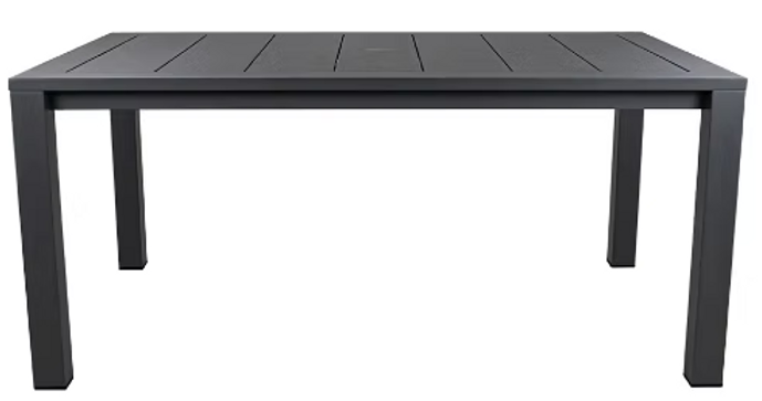Patio Parsons 64" Aluminum Dining Table