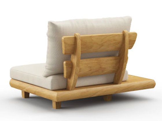 Patio South Beach End Table Seat - Sectional